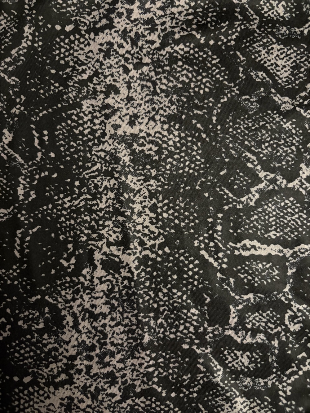 NWT Halston Studio Snake Print Leggings Women's L Black Gray High Rise - Picture 6 of 10